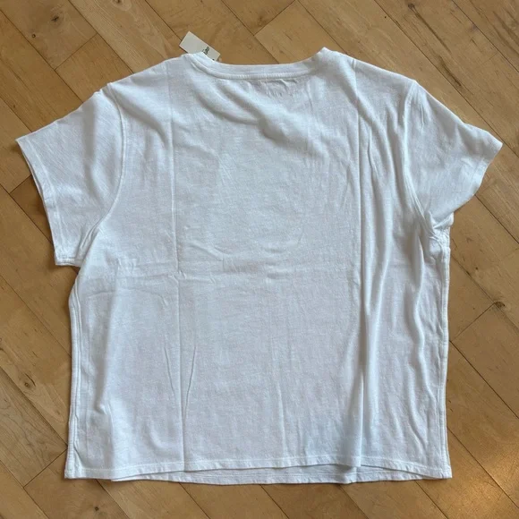 AERIE Little Devils Polaroid Vintage T-Shirt White Short Sleeved Size XL - Picture 3 of 5